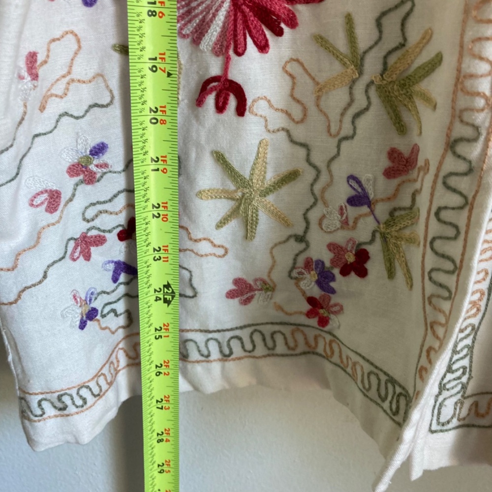 New The Vermont country store women’s embroidered top with flaws - Picture 7 of 9